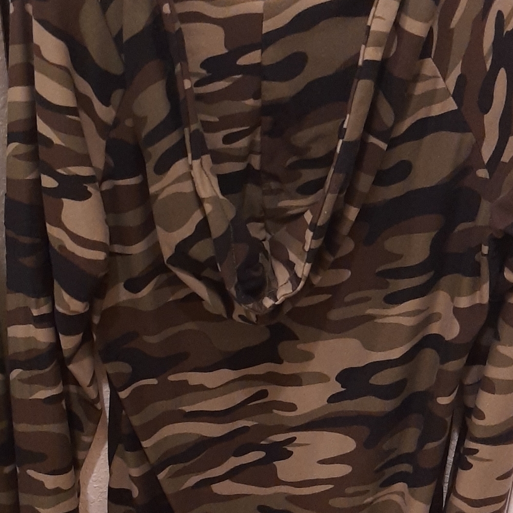 NOBO Camo Hooded Dress Size XL EUC - Picture 5 of 8